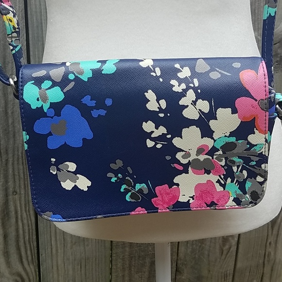 Merona Handbags - Merona crossbody purse floral